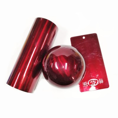 Candy Red Polyester Tgic Powder Coat Exterior Paint